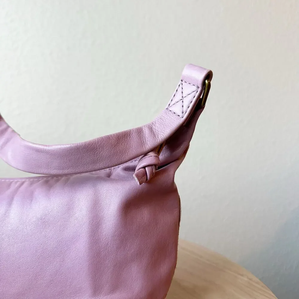 Madewell The Piazza Small Slouch Shoulder Bag Hobo Purse in Vibrant Lilac